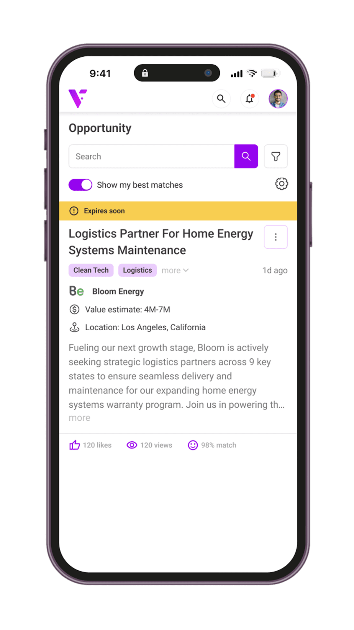 Varmodel partnership platform interface